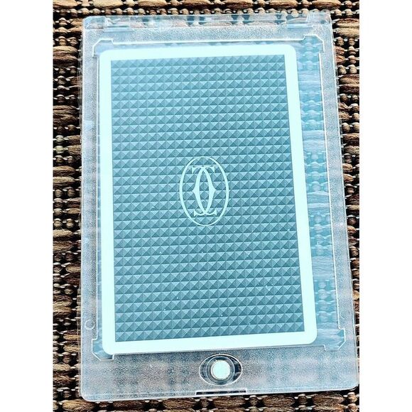 CARTIER DESIGNER AUTHENTIC PLAYING CARD NEW IN PROTECTIVE COVER 2 OF SPADES - Picture 3 of 5
